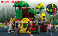 Chine L'arrière-cour d'enfants joue la structure extérieure de jeu de terrain de jeu en plastique d'arrière-cour distributeur 