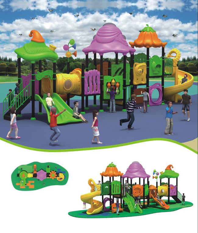 Glissière préscolaire de sport en plein air d'équipement de terrain de jeu d'enfants pour le jardin d'enfants 1130 x 520 x 430