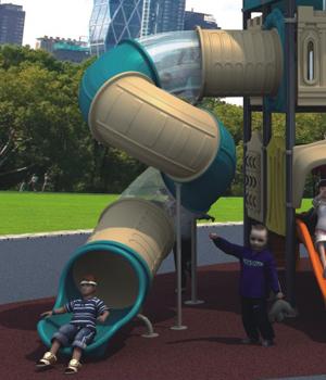 Équipement en plastique populaire de terrain de jeu de garde d'enfants pour le parc