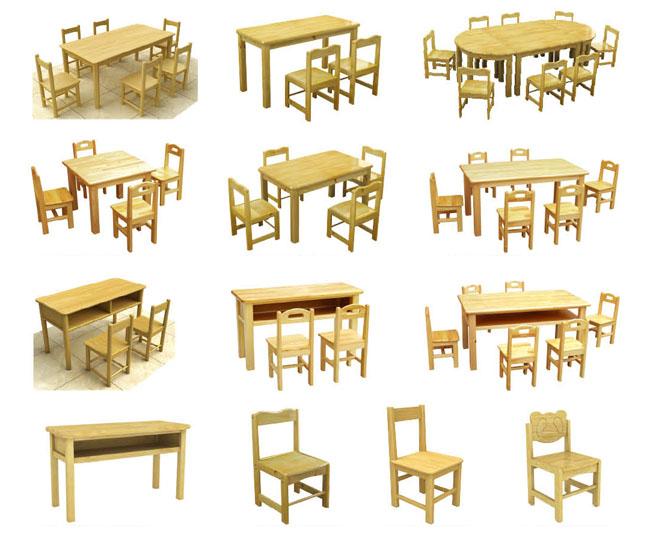 Tableau en bois solide de meubles de salle de classe de jardin d'enfants pour l'étude d'enfants