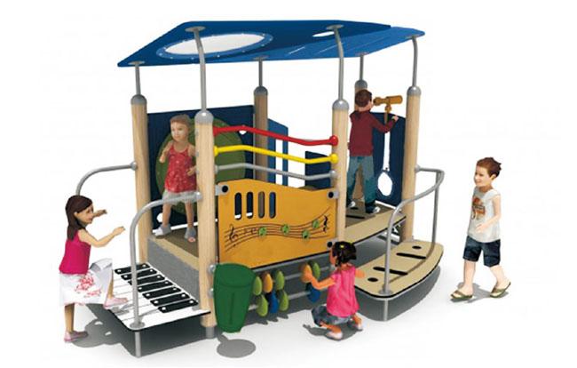 OIN GS a prouvé des jouets d'enfants de terrain de jeu d'usine avec la conception de télescope de piano