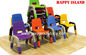 Les meubles de salle de classe de petite enfance badinent la matière plastique en plastique du cadre pp de tuyau de chaise fournisseur 