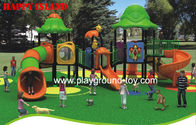 Équipement de terrain de jeu d'enfants, bleu rouge de machine de divertissement de parc à vendre