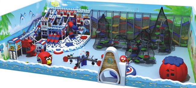 Terrain de jeu d'intérieur pour des enfants, série de bateau de pirate d'équipement du terrain de jeu des enfants