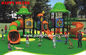 Équipement de terrain de jeu d'enfants, bleu rouge de machine de divertissement de parc fournisseur 
